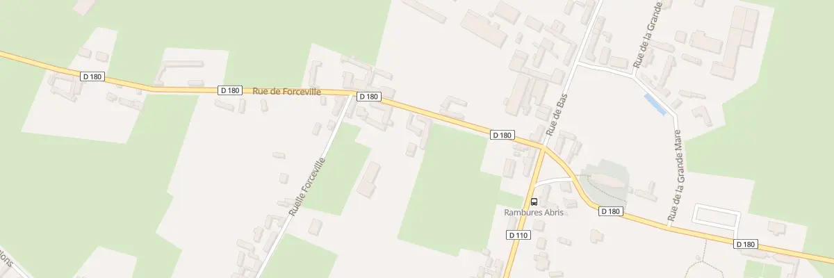 Plan du 1 Rue de Forceville à Rambures