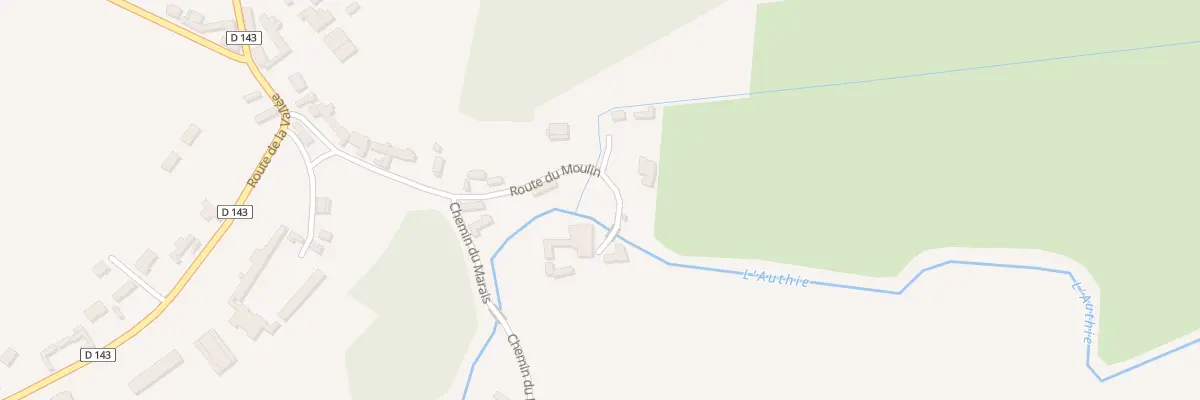 Plan du 5728 Rue du Moulin à Tigny-Noyelle