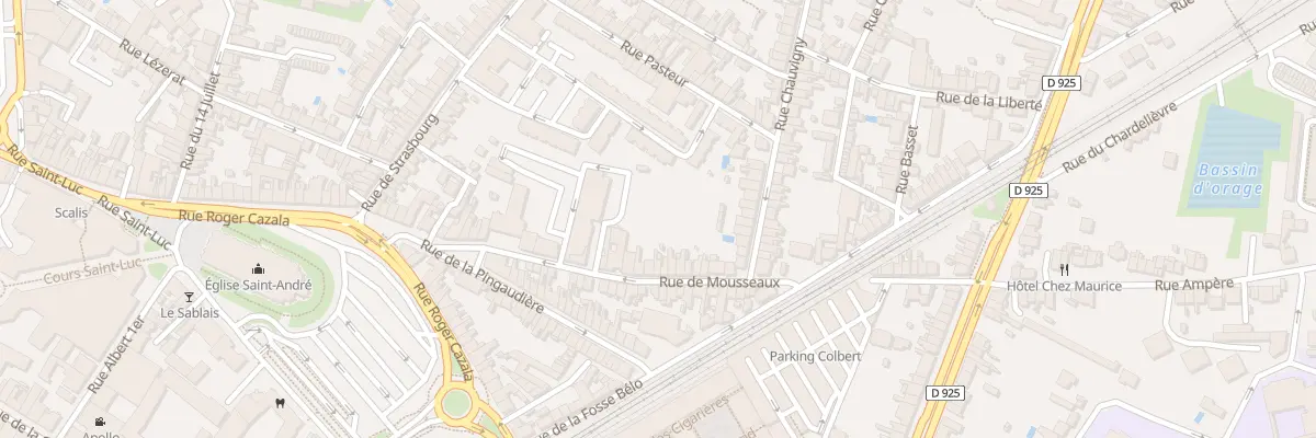 Plan du 47 Rue de Mousseaux à Châteauroux