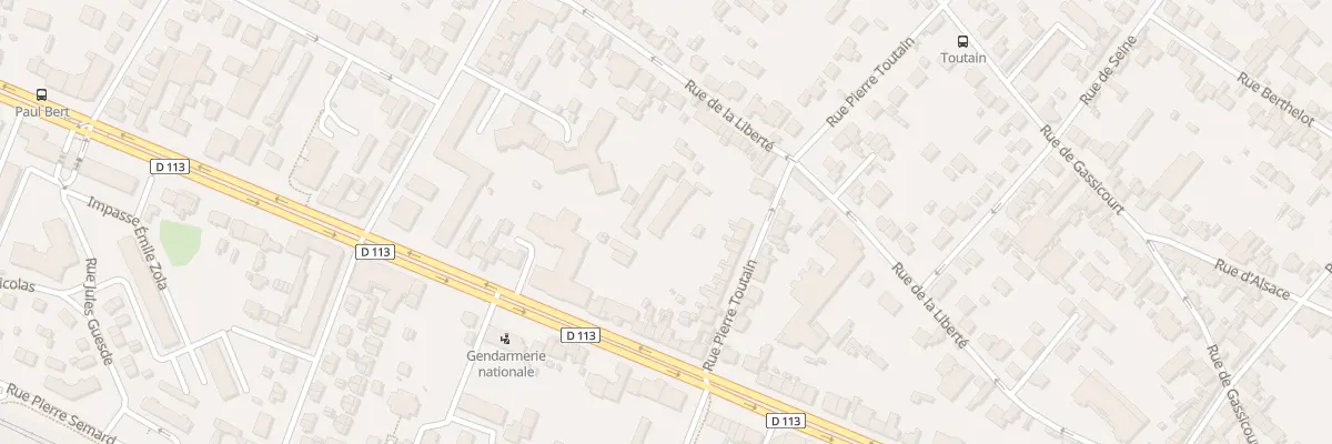 Plan du 33 Rue de la Liberté à Mantes-la-Jolie