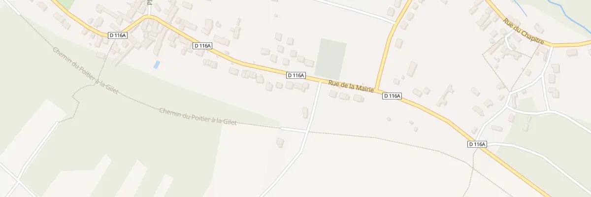 Plan du 20B Rue de la Mairie à Ymeray