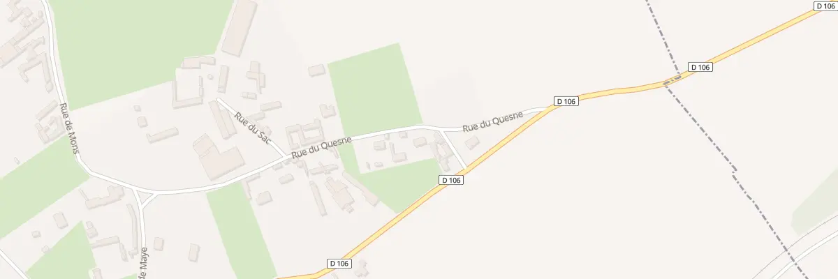 Plan du 13B Rue du Quesne à Quesnoy-le-Montant