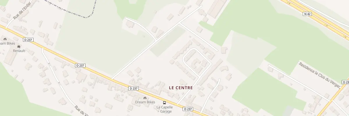 Plan du 17 Le Centre à La Capelle-lès-Boulogne