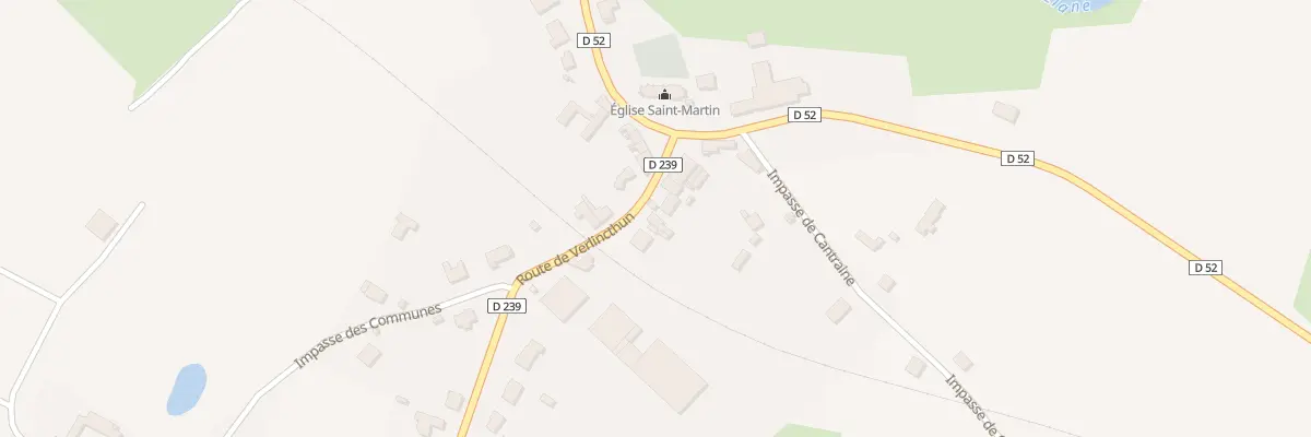 Plan du 33 Rte de Verlincthun à Carly