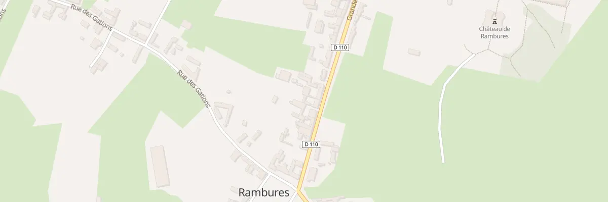 Plan du 28 La Grande Rue à Rambures