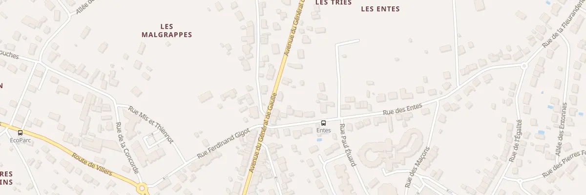 Plan du 46 Rue des Entes à Déols