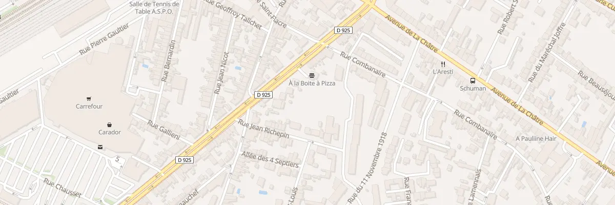Plan du 41 Bd de Cluis à Châteauroux