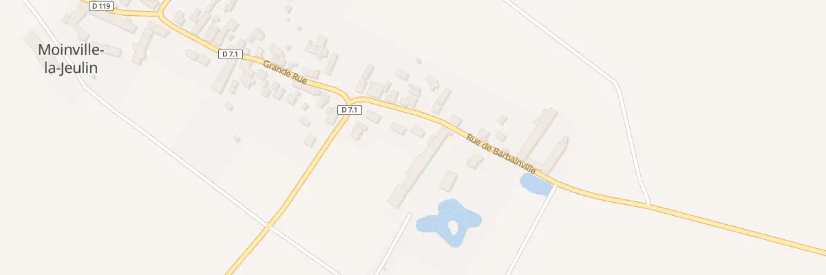 Plan du 8 Rue de Barbainville à Moinville-la-Jeulin