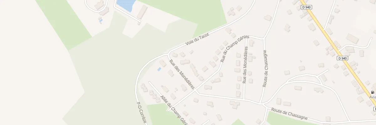 Plan du 5678 Chassagne Ouest à Chamboulive