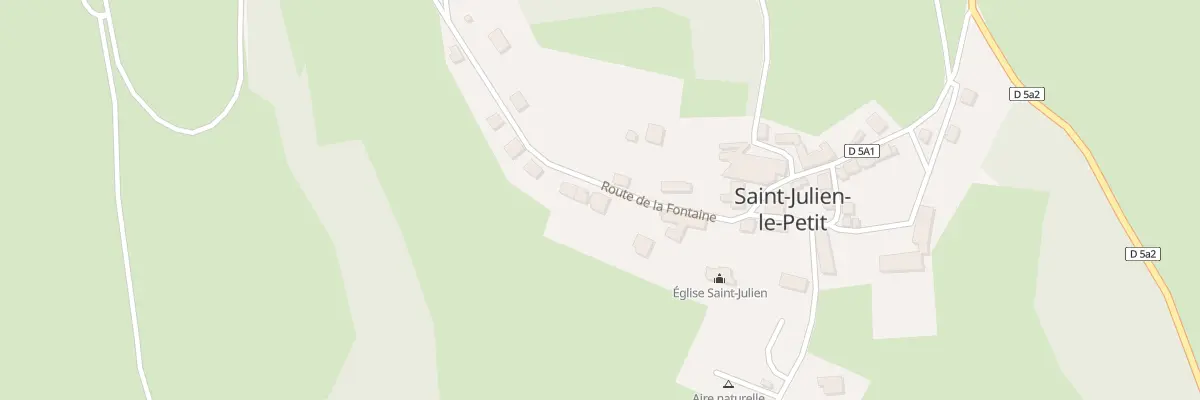 Plan du 9 Rte de la Fontaine à Saint-Julien-le-Petit