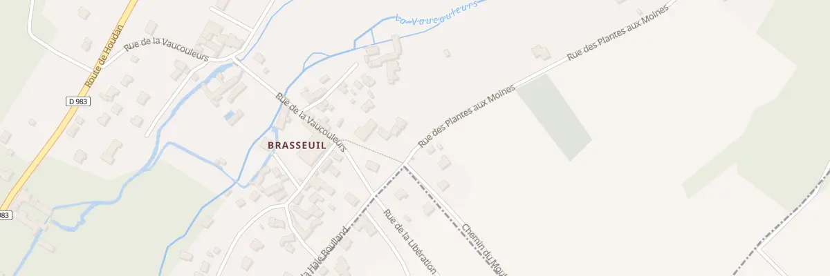 Plan du 32 Rue des Plantes aux Moines à Auffreville-Brasseuil