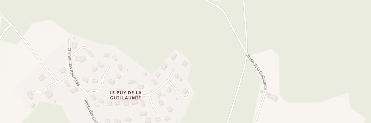 Plan du 17 Le Puy de la Guillaumie à Chameyrat