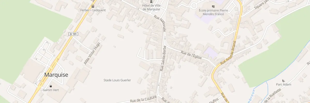 Plan du 4 Rue Sainte Barbe à Marquise