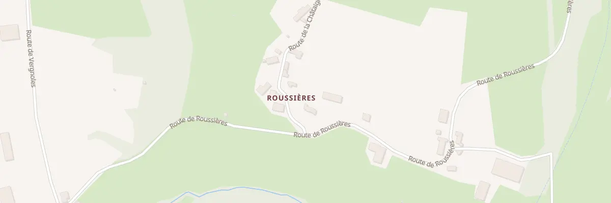 Plan du 5135 Roussieres Nord à Rignac