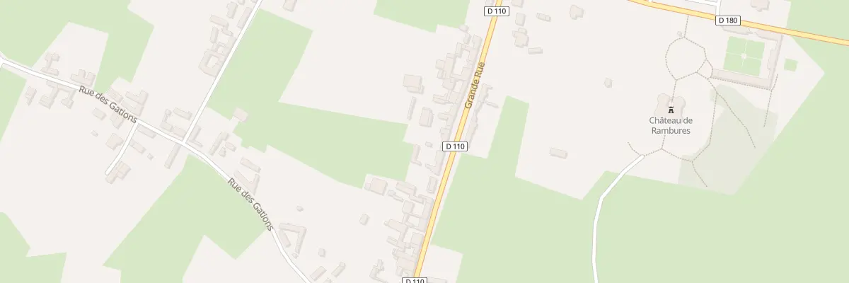 Plan du 20 La Grande Rue à Rambures