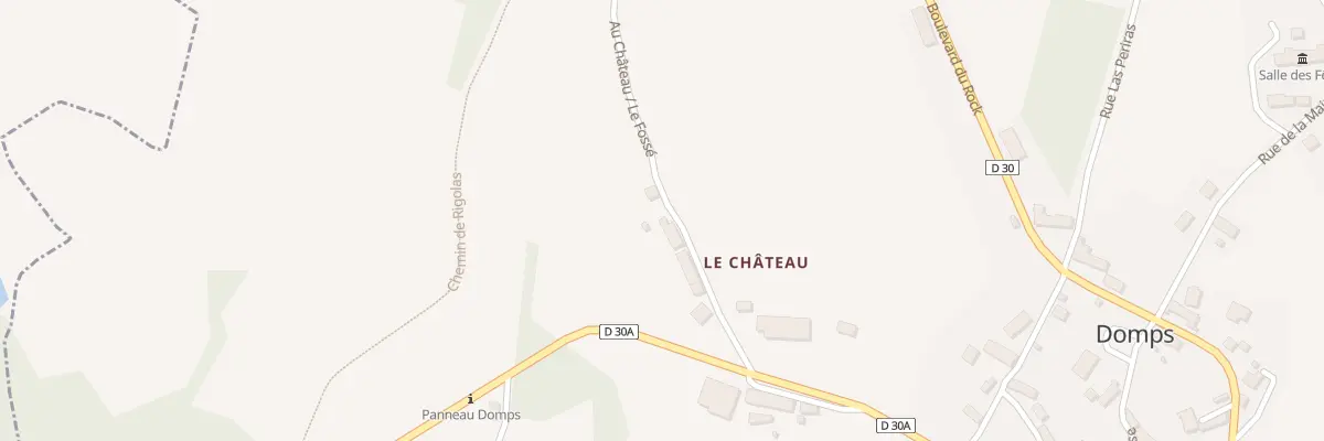 Plan du 5064A Au Chateau à Domps