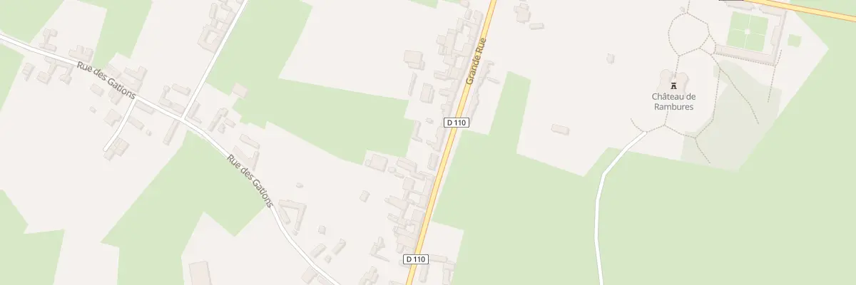 Plan du 22 La Grande Rue à Rambures