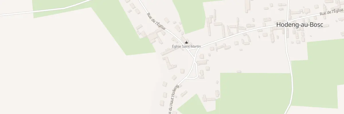Plan du 33 Rue de l’Eglise à Hodeng-au-Bosc