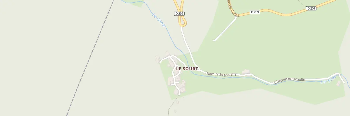 Plan du 91 Le Sourd à Freychenet