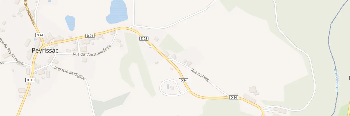 Plan du 1 Rue du Pont à Peyrissac