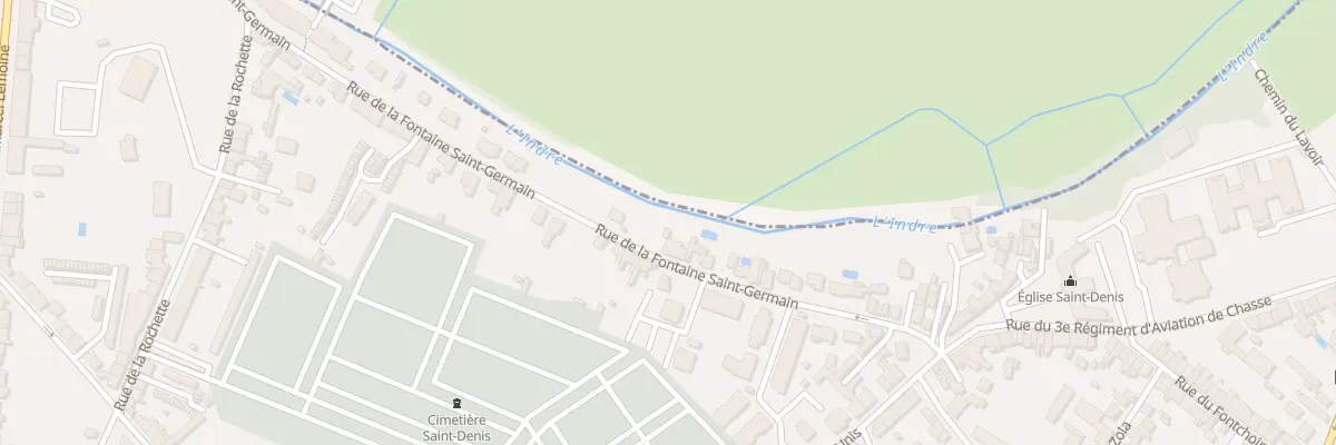 Plan du 64 Rue de la Fontaine St Germain à Châteauroux