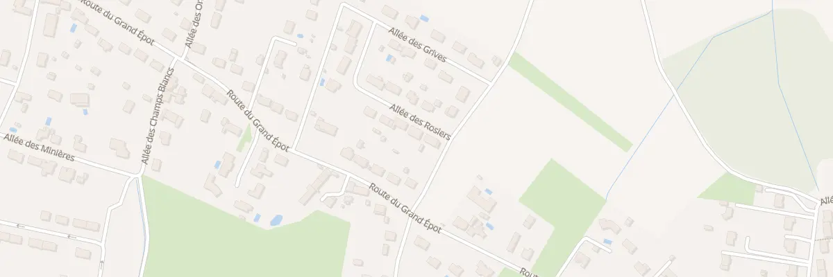 Plan du 3 All des Rosiers au Poinçonnet