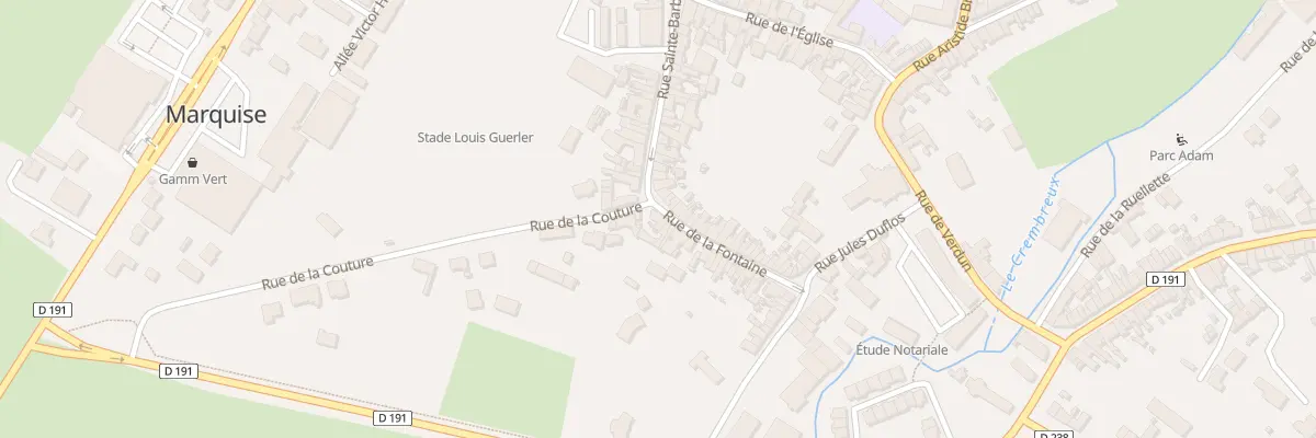 Plan du 6 Rue de la Fontaine à Marquise