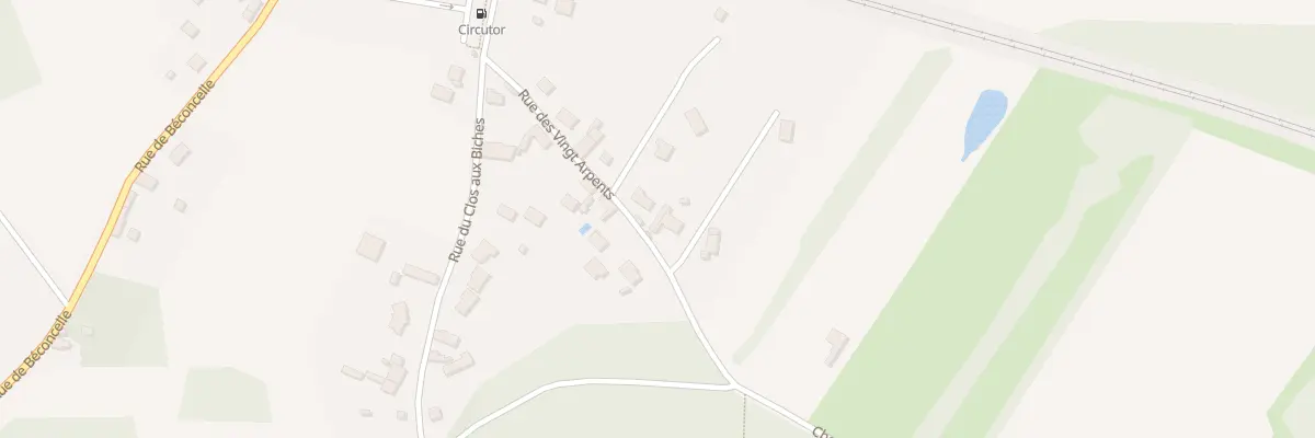 Plan du 15T Rue des Vingt Arpents à Orgerus