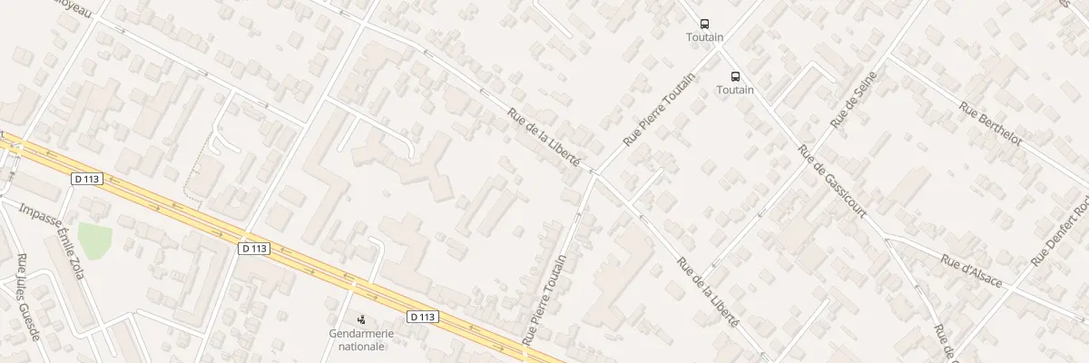Plan du 23 Rue de la Liberté à Mantes-la-Jolie