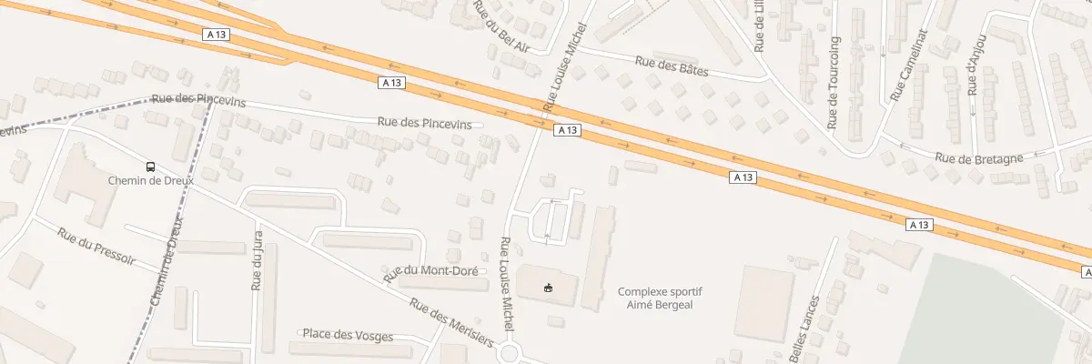 Plan du 35 Rue Louise Michel à Mantes-la-Ville