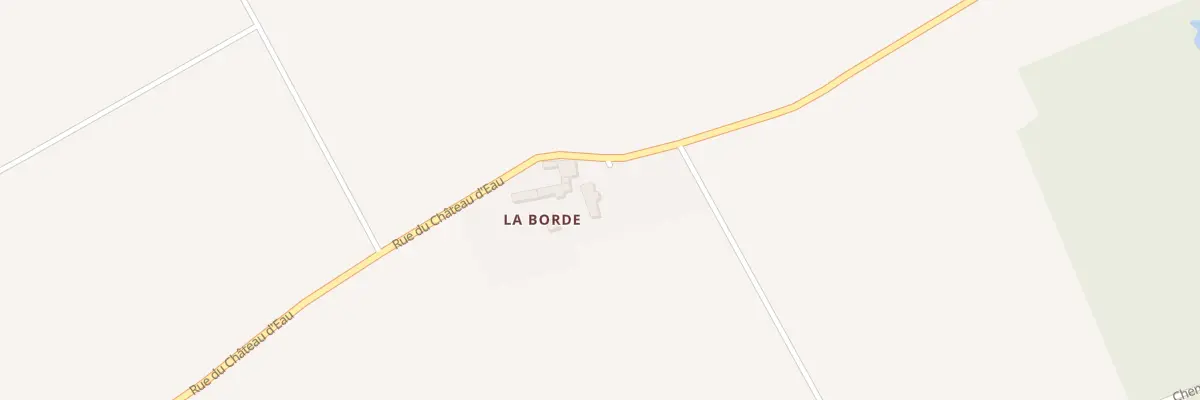 Plan du 9000 La Borde à Gémigny