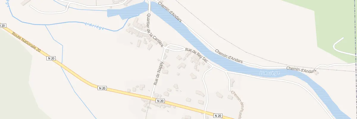 Plan du 2 Rue de Rey Sec à Albiès