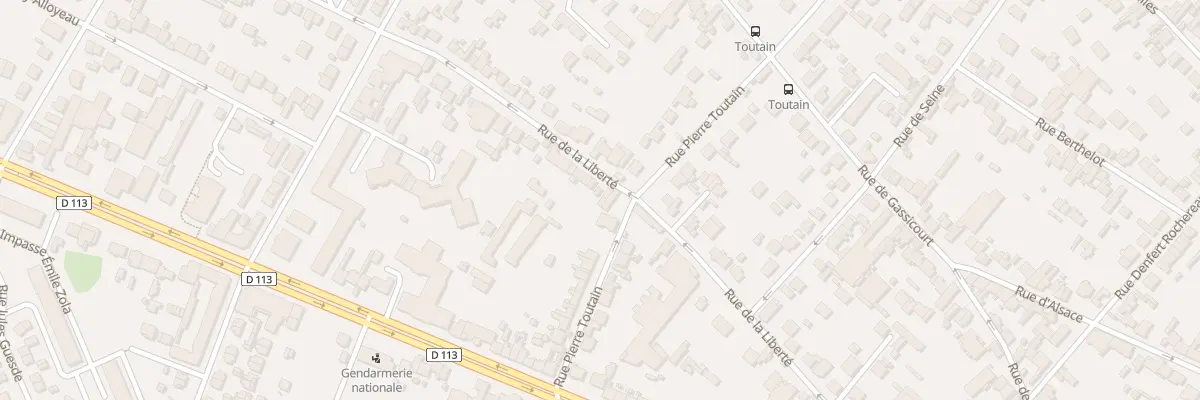 Plan du 21 Rue de la Liberté à Mantes-la-Jolie