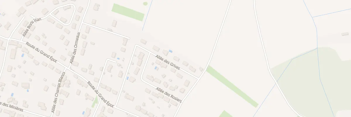 Plan du 6 All des Grives au Poinçonnet