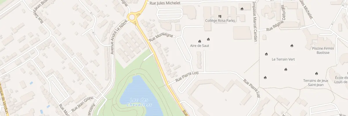 Plan du 127 Rue Montaigne à Châteauroux