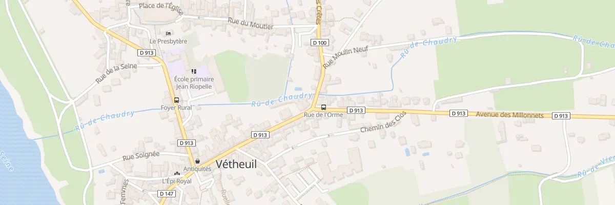 Plan du 1 Rue de l’Orme à Vétheuil