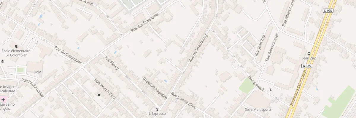 Plan du 153 Rue de Strasbourg à Châteauroux