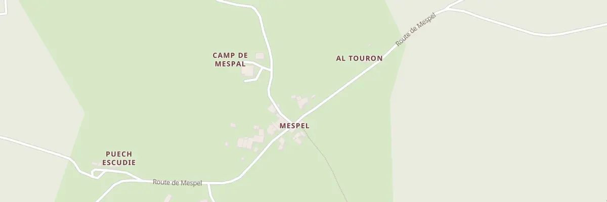 Plan du 2325 Rte de Mespel à Larroque