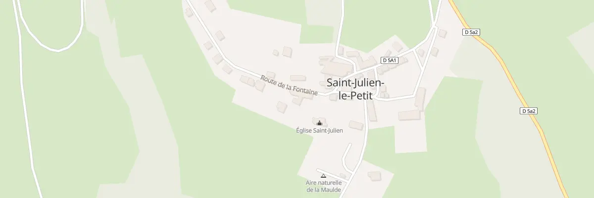 Plan du 3 Rte de la Fontaine à Saint-Julien-le-Petit
