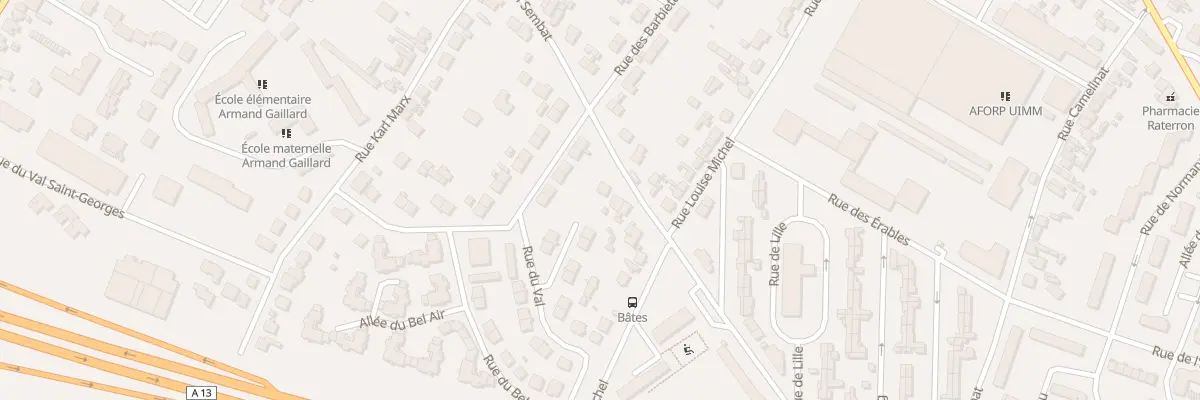 Plan du 13 Rue Marcel Sembat à Mantes-la-Ville