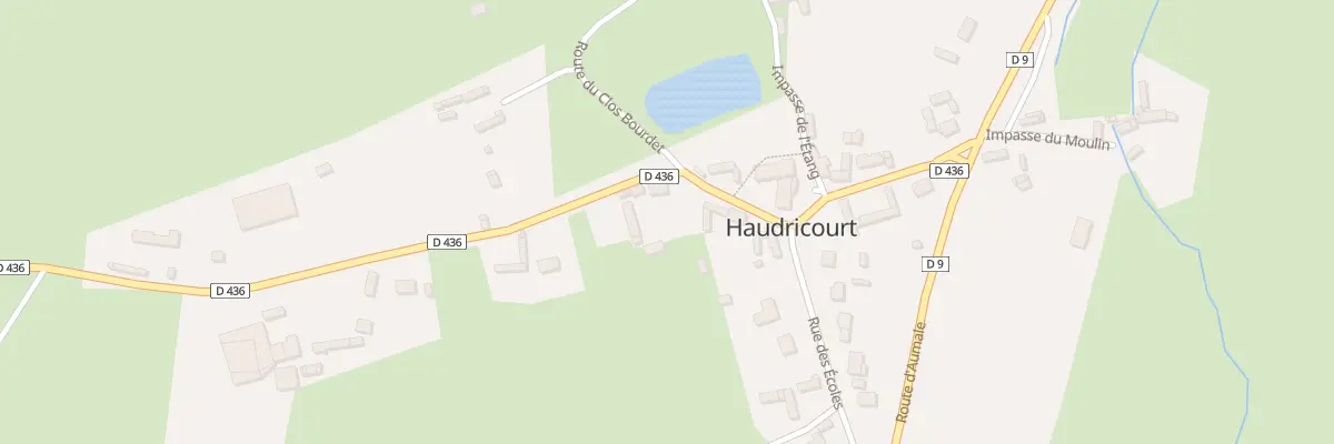 Plan du 5051 Le Bourg à Haudricourt
