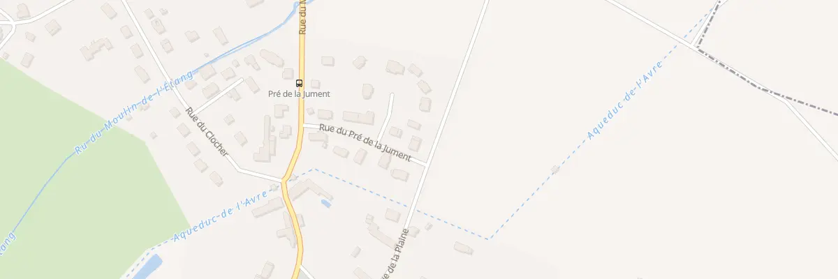 Plan du 9 Rue du Pre de la Jument à Orgerus