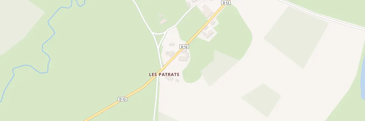 Plan du 4 Les Patrats à Bouesse