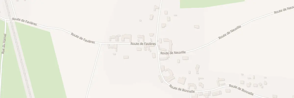 Plan du 3 Rte de Favières à Ponthoile