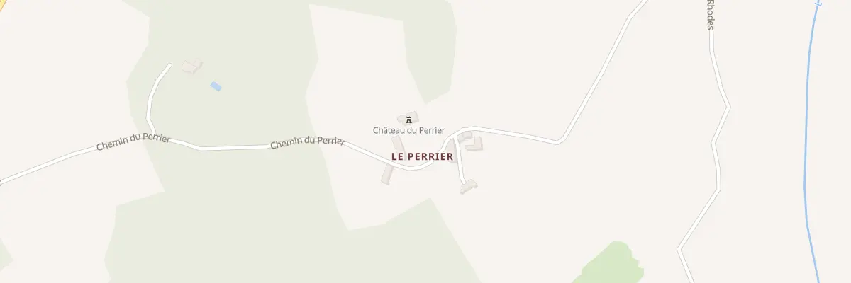Plan du 649 Che du Perrier à Branceilles