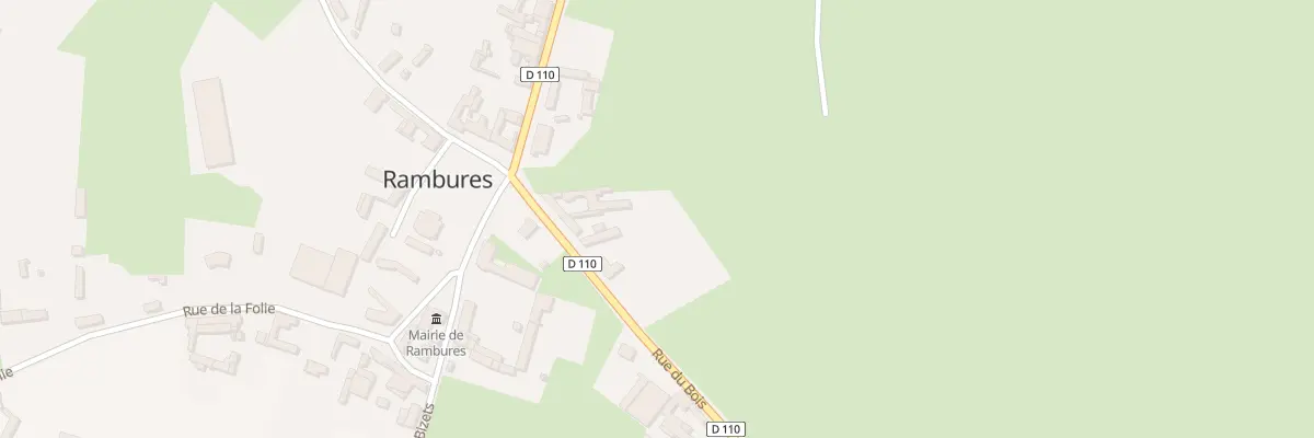 Plan du 3 Rue du Bois à Rambures