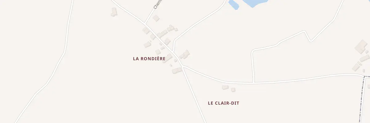 Plan du 9 La Rondiere à Orsennes