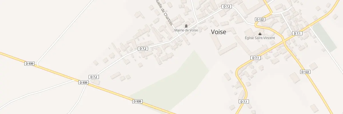 Plan du 39 Rue de Chartres à Voise