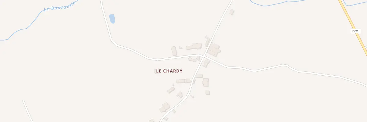 Plan du 10 Le Chardy à Orsennes