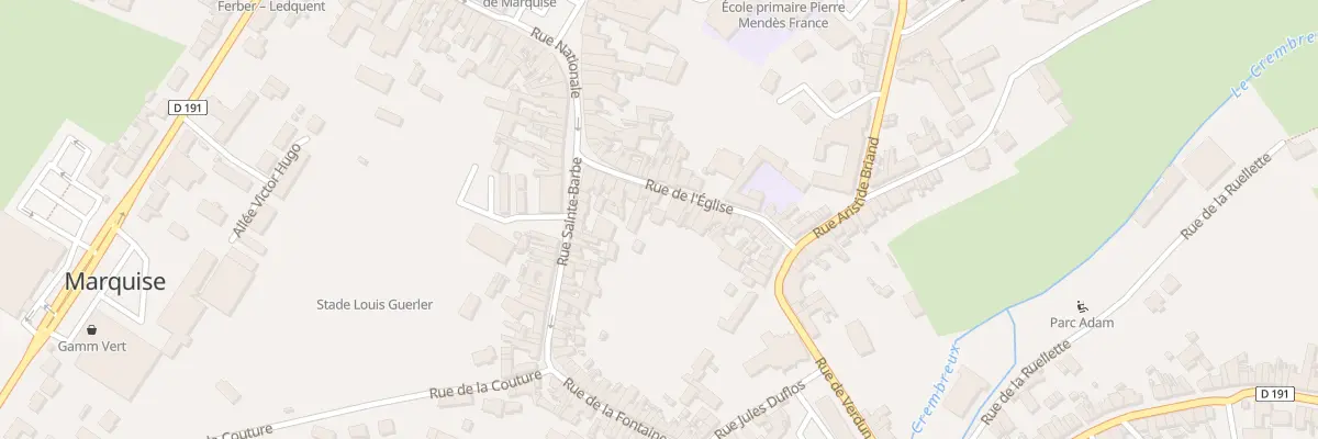 Plan du 18 Rue de l’Eglise à Marquise